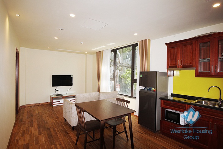 An affordable and modern 1 bedroom apartment for rent in Tay ho, Ha noi